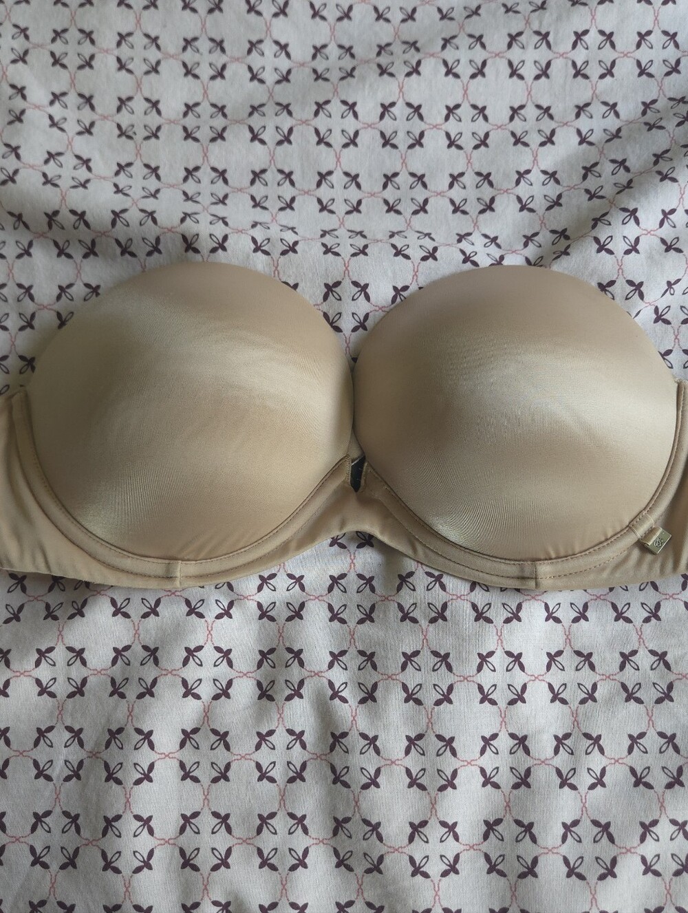 Victoria's Secret Very Sexy Strapless Push-Up Bra Nude Praline 36C Multi-Way - Picture 3 of 13